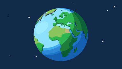 Fototapeta premium earth in space