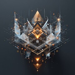 Abstract Geometric Design with Light and Lines
