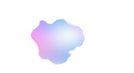 Iridescent Blob Shape Abstract Fluid Smooth Gradient Background