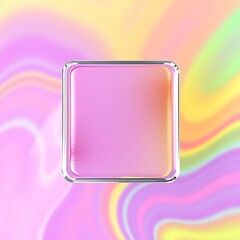 colorful abstract background with reeded glass effect, 3d render	