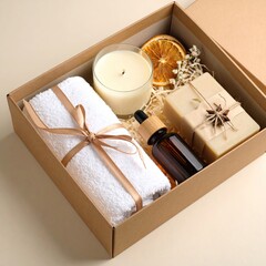 Gift box with spa items (2)