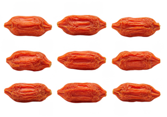 Isolated Goji Berries Arrangement Fruit Food Still Life