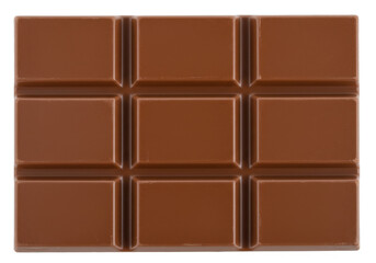 Fototapeta premium Isolated Chocolate Bar Sweet Food Dessert for Confectionery Treat