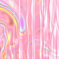 colorful abstract background with reeded glass effect, 3d render	