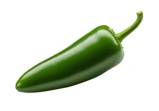 Green Jalapeno Pepper Fresh Spicy Vegetable Isolated Transparent PNG