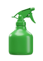 Green Spray Bottle Illustration Plastic Water Liquid Transparent Background