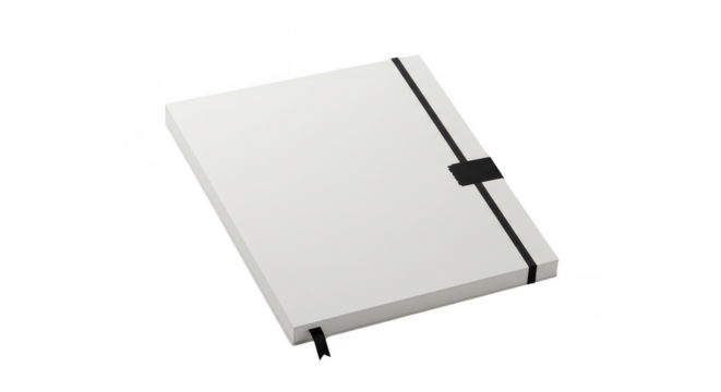 Isolated Notebook Illustration Blank Pages Office Education Study