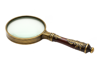 Magnifier Glass Lens to Search Zoom Antique Style Transparent PNG