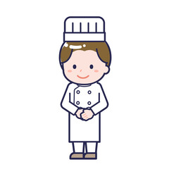 シェフ／ななめ／男性 01