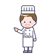 シェフ／ななめ／男性 16