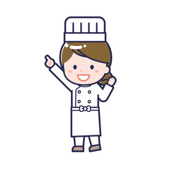 シェフ／ななめ／女性 05