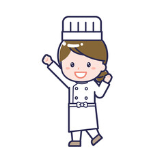 シェフ／ななめ／女性 06