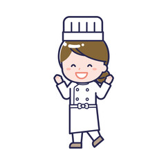 シェフ／ななめ／女性 07