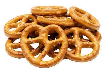 Pile of Salty Pretzels Snack Baked Traditional Delicious Appetizer