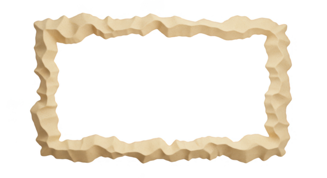 Isolated Sand Frame Transparent Background Texture Border Beach Summer