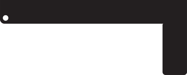 Obraz premium Silhouette Scale L Shape