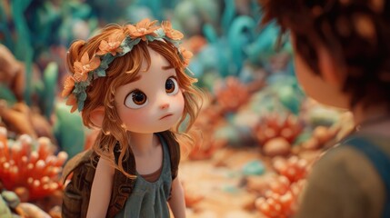 AI-guided inner child interface recreating emotionally significant childhood memories for healing and empathy development 