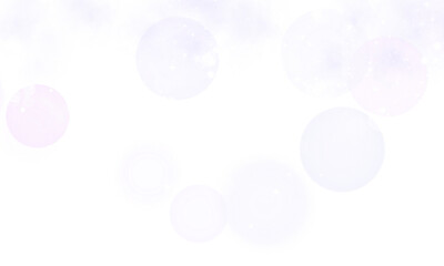 Purple Light With Bokeh Stars. Abstract Light Blurred Soft Romantic Transparent Background