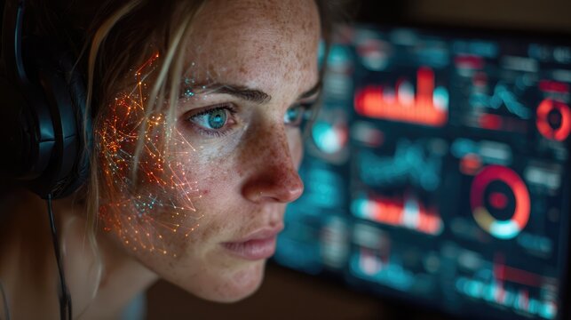 AI-powered ethics hub monitoring synthetic human behavior, offering compliance analytics and emotional safety metrics within an advanced interface