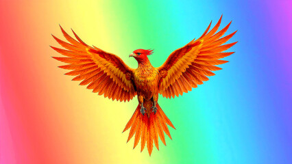 Phoenix soars amidst a rainbow of hope