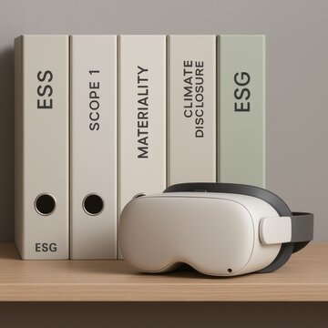ESG Shelf with VR Headset