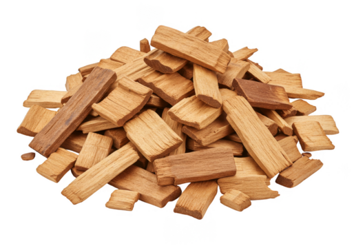 Pile Crisp Rye Bread Croutons Snack on Transparent Background