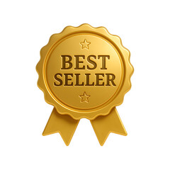 3D Best Seller Award Badge