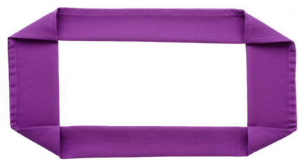 Purple Geometric Frame Border Transparent Background Graphic Design