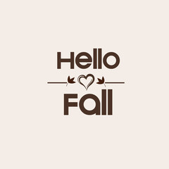 Hand-drawn autumn leaves collection and Autumn vector T-shirt design