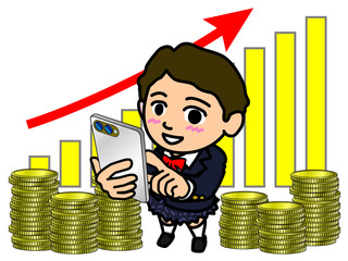 壱A：スマホアプリでNISA投資の複利運用をする女子高生の資産拡大_CS3 2025_0612_002