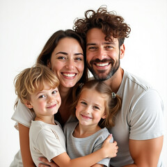 Fototapeta premium portrait of happy family