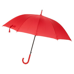 Isolated Red Umbrella Transparent Background for Rain Protection