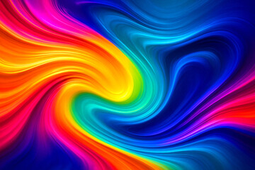 Colorful Liquid Flow Background