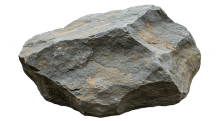 Isolated Rock Stone Granite Texture Natural Mineral Transparent Background