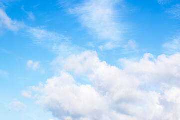 夏の空　青空と雲04