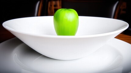 Macro shot of an artistic dish styled to resemble bacteria or virus cells, plated with fine-dining elegance on a minimalist table in soft lighting.
