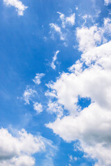 夏の空　青空と雲95
