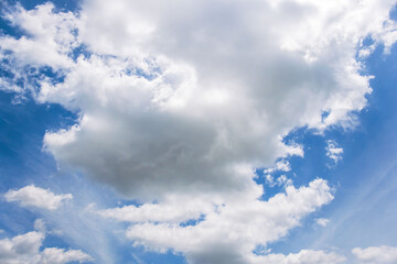 夏の空　青空と雲111