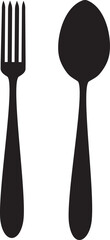 Silhouette Table Spoon and Fork Spoon