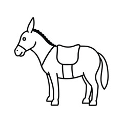  donkey-with-saddle--.eps