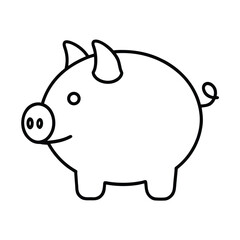 piggy bank with money