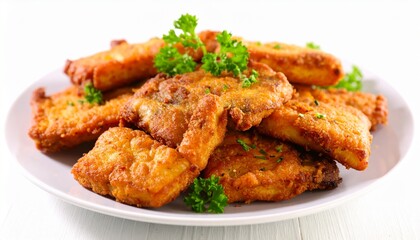 Fototapeta premium fried chicken wings