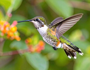 Hummingbird in flight (2)