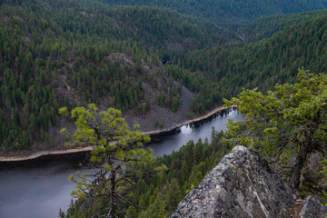 river in the mountains