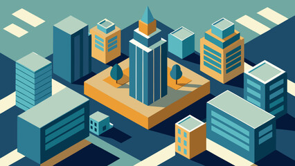Fototapeta premium abstract city background