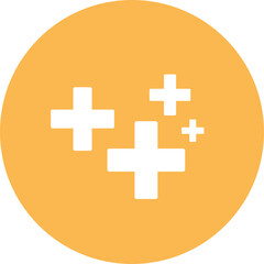 Obraz premium Medical Healty Circle Icon