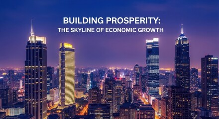 Building Prosperity The Skyline Of Economic Growth