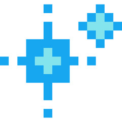 Fototapeta premium Sparkle Pixel Art