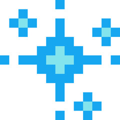 Obraz premium Sparkle Pixel Art