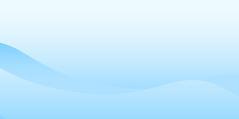 Modern white wavy glowing lines on a blue background. Futuristic digital high-technology simple abstract